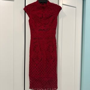 Baltic Born Red Lace Dress